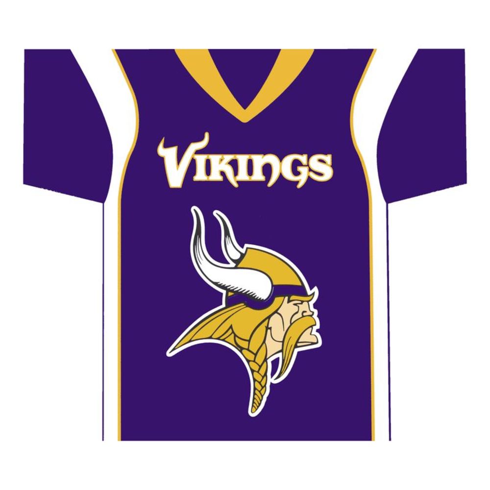 Minnesota Vikings 2-Sided Jersey House Flag